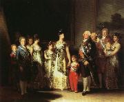 Francisco Goya Portrait of the Family of Charles IV oil on canvas